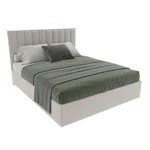 Кровать двуспальная мягкая ЛИБЕРТИ с подъемным механизмом, 140x200