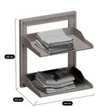 ALFA Рамка с боковым креплением, 2 полки, FRM5803.481.01