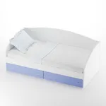 Кровать односпальная с ящиками P902N, 90x190