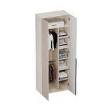 Шкаф 2 дверный, фрезерованные фасады в эмали LE210.44-4