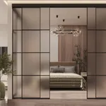 Перегородка для зониования пространства, стекло Сатинато GRACE 19