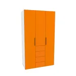 Шкаф трехдверный с ящиками глубокий L203.60