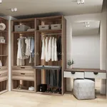 Шкаф для спальни со штангой и брючницей с подсветкой R210.60-5