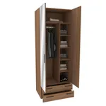 Шкаф двустворчатый с ящиками и с зеркалом L-211.60Z