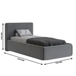 Кровать односпальная мягкая ОСТИН OS90  с подъемным механизмом, 90x200