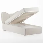 Кровать односпальная мягкая SANDY с подъемным механизмом