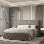 Кровать двуспальная мягкая СИЕНА  с подъемным механизмом, 140x200