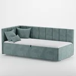 Кровать с подъемным механизмом и ящиком для белья ЛАЙН М1