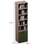 Шкаф книжный для встройки столешницы в эмали A2228.44