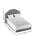 Кровать мягкая ВЕРДИ  VR120  с подъемным механизмом, 120x200