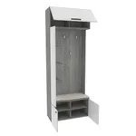 Секция с вешалкой и полками с подсветкой LG409 L/R