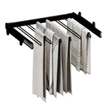 BELLE  Вешалка для брюк, 600 мм, цвет черный, BE60TRBL