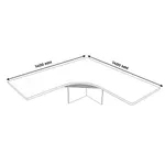 Столешница угловая E715