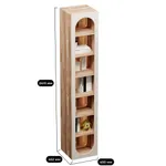 Шкаф-стеллаж с фальш-панелью МДФ с подсветкой LG223.3