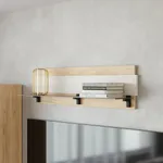 Полка со стеклом, панель МДФ R120.2