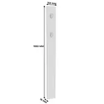 Панель узкая с крючками L-100.1