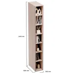 Стеллаж открытый глубокий L233.60 с подсветкой