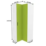 Шкаф угловой L208 L/R