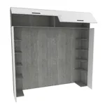 Ниша для кровати с секциями LG-407.44