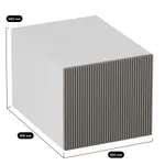 Антресоль на шкафы, фрезерованные фасады в эмали LE450.60