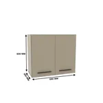 Антресоль двудверная L329.300