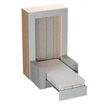 Шкаф-кровать трансформер L950-60.90, 90x200