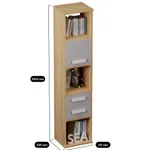 Cтеллаж сквозной книжный на 5 ниш E805