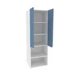 Стеллаж настольный, фасады в эмали LE331