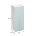 Шкаф 2 дверный, фасады в эмали LE210.60-2