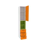 Шкаф однодверный с нишей и ящиками L224