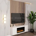 Тумба ТВ навесная с электрокамином L545.351