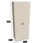 Шкаф 2 дверный P210.60