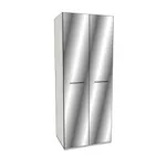 Шкаф двустворчатый зеркалом, фасады МДФ CG-210.60Z