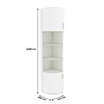 Шкаф завершающий узкий  с нишей P233.2 L/R