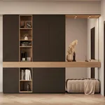 Прихожая в графитовых тонах №4