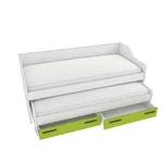 Кровать с выдвижным спальным местом L910, 90x200