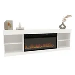 Тумба ТВ навесная с электрокамином L545.351