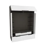 Секция для ТV, фасады в эмали LE406.60