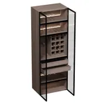 Шкаф напольный со стеклом с подсветкой T252.90