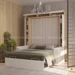 Шкаф-кровать трансформер LE950.160, фасады в эмали, 160x200