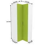 Шкаф угловой L207 L/R