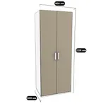 Шкаф двухдверный E205