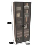 Шкаф с встроенными ящиками с подсветкой R214.2