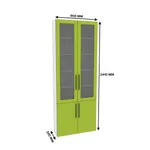 Шкаф книжный со стеклом L240