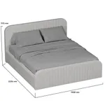 Кровать двуспальная мягкая МАЛЬТА с подъемным механизмом, 180x200