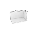 Полка навесная с боковиной E111