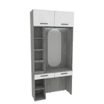 Столик туалетный с антресолью и стеллажом с подсветкой LG415