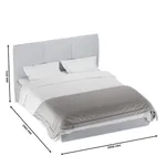 Кровать двуспальная мягкая ПАЛЕРМО с подъемным механизмом, 180x200