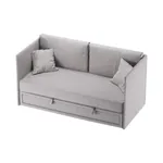 Раскладной диван с обивкой выкатной части BERGAMO BER-1900