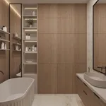 Санузел со скрытой системой хранения №136